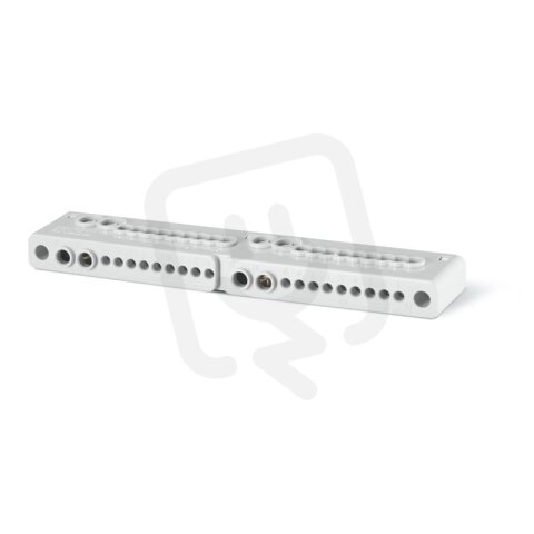 Svorkovnice PVC s izolačním nosníkem pro skříně DOMINO krytí IP20 SCAME 654.0322