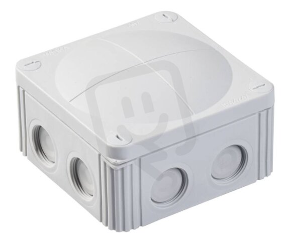 Krabice rozvodná COMBI IND 607 LGY IP66/67 7XM25 MEMB. rovné víko prázdná