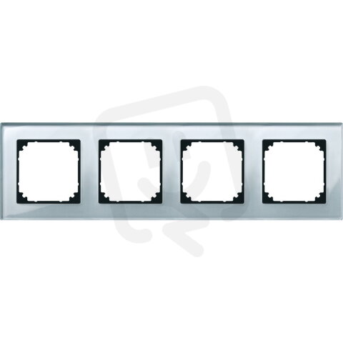 Rámeček M-Elegance 4násobný Diamond Silv SCHNEIDER 489460