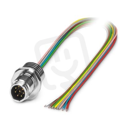 Přístrojový konektor zpředu stěny SACC-E-MS-8CON-M16/0,5 PP 1687981
