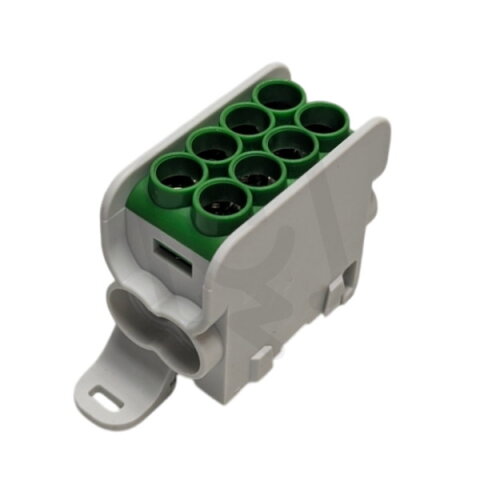 Rozbočovací svorkovnice HLAK25 1P zelená 2xAl/Cu 25mm2+16mm2 1000VAC/1500VDC