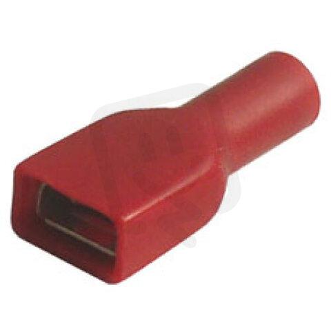 OPC 1,5-68/OBD Objímka plochá celoizolovaná,průřez 0,5-1,5mm2/6,3x0,8mm PVC