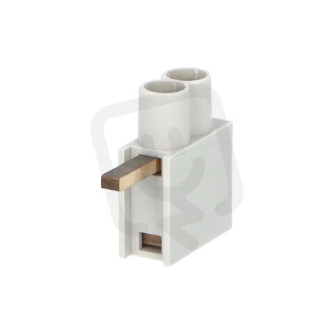 Svorka připojovací AS/2x10-H jazýček horní dvouvstupová svorka 2x10mm2 63A