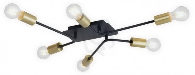 Lanny E27 6X 15W IP20 černá RABALUX 2103