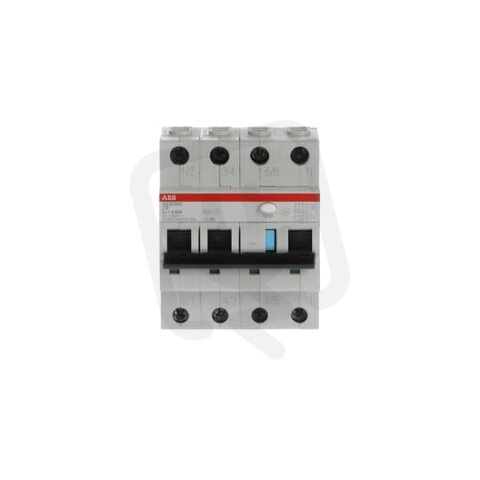 DS203NC-C6/AC30 kombinace jistič/chránič 3P+N 6A 30mA C AC ABB 2CSR256040R1064
