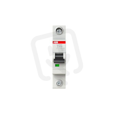 S201-B80 1 fázový jistič 80A char. B 6kA ABB 2CDS251001R0805