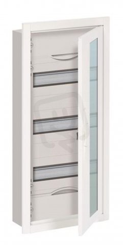 Zapuštěná rozvodnice ABB U41TR3 -36M s průhl. dveřmi