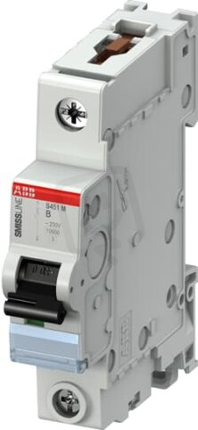 S451M-B32 Jistič 1 Pólový char.B 32A 10000 230/400V ABB 2CCS471001R0325