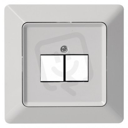 Kryt datové zásuvky 2xRJ45 EMOS A6004.4