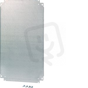 Montážní deska z plného plechu 350x300 mm, System S /FL42G/ HAGER FL404A