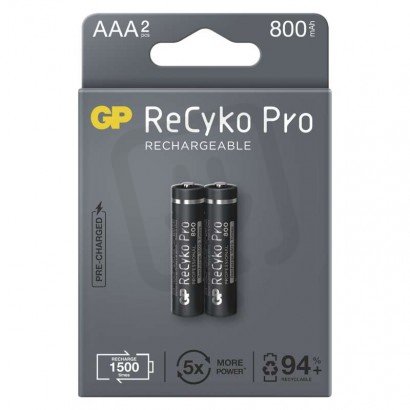 GP nabíjecí baterie ReCyko Pro AAA (HR03) 2PP /1033122080/ B2218