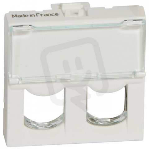 MOSAIC ADAPTÉR DATOVÉ DVOJZÁSUVKY 2XRJ45 SYST 2MODULOVÝ BÍLÁ LEGRAND 078603