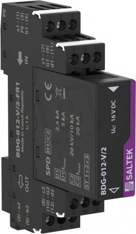BDG-012-V/2-FR1 svodič bleskových proudů 12V DC max.1A SALTEK A06480