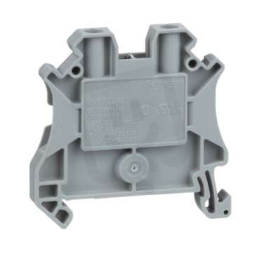 Šroubová svorka, 2 body, 4mm2 šedá (obj. mn. 50ks) SCHNEIDER NSYTRV42
