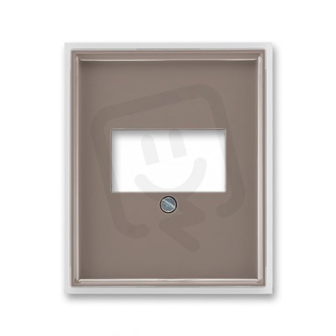 Kryt zásuvky komunikační přímé USBnab 5014E-A00040 26 lungo/mléčná bílá Time ABB