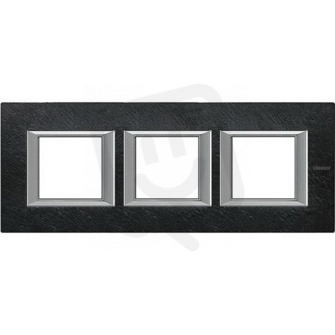 Legrand HA4802M3HRLV BTAX Rámeček2+2+2 HOR. BŘIDLICE
