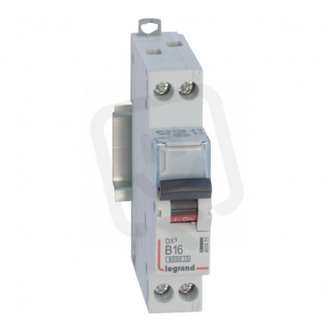 DX3 JISTIČ, 1+N PÓLOVÝ, CHAR. B,16A 6/10 KA LEGRAND 407475