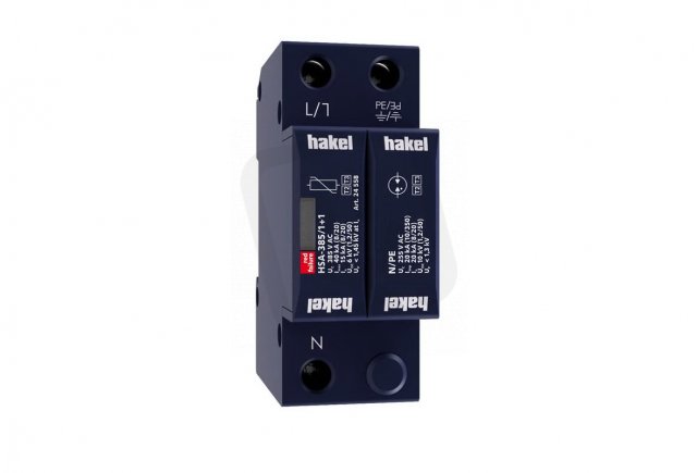 Svodič rázového přepětí HSA-385/1+1 SPD typ 2+3 HAKEL 24558