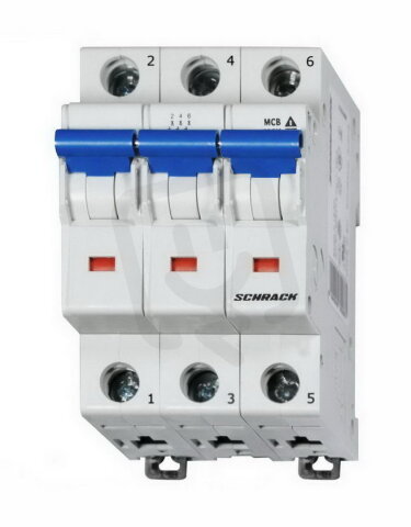 Instalační jistič 6 kA, C 0,5A, 3P SCHRACK BM6173005-
