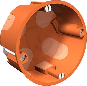OBO HG 60-35 MW Přístrojová krabice Dutá stěna 2K O68mm H35mm oranžová