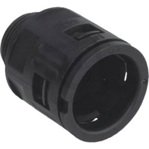 Hadicová spojka, plastová, černá, pro průměr 28,5mm AGRO 5020.027.208E