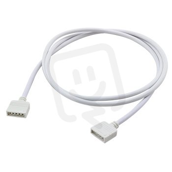 Propojovací kabel pro RGBW s konektory RM 2,54-5p 2x zásuvka 100cm bílá 4738023