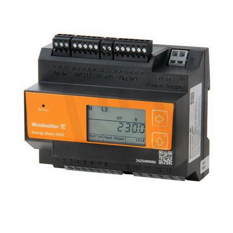 Měřicí zařízení ENERGY METER D650 WEIDMÜLLER 2425490000