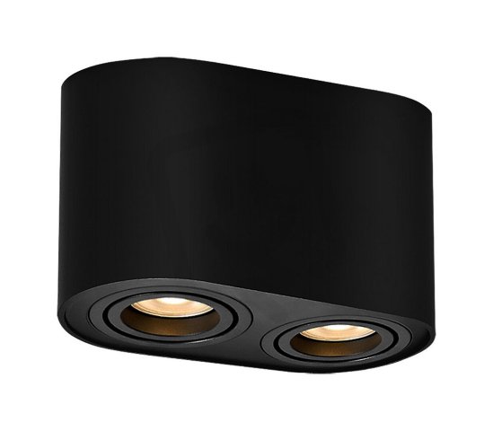 Kobald GU10 2xMAX 42W IP20 matná černá RABALUX 2051