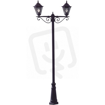 Sloupové svítidlo Prometheus sloup velký 2 černá 2x60W IP23 E27 916322/07