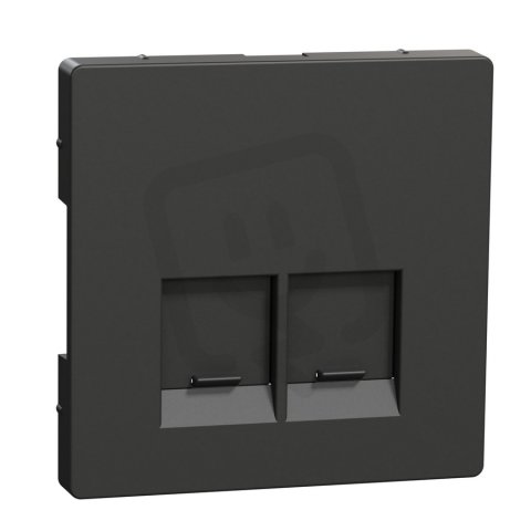 Centrální deska Merten D-Life pro 2xRJ45 Actassi Antracit SCHNEIDER MTN4572-6034