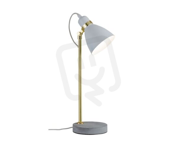 Stolní lampa Neordic Orm bílá/zlatá/beton 796.23 PAULMANN 79623