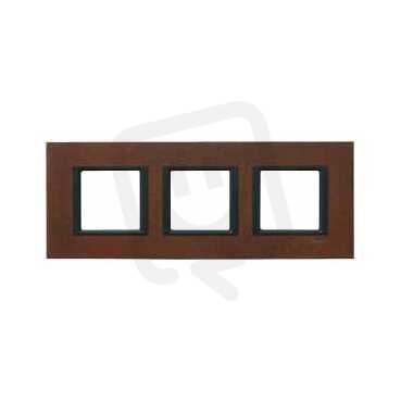 Schneider MGU68.006.7A3 Krycí rámeček Class trojnásobný, Corten Steel Oxyde