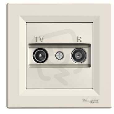 Schneider EPH3300223 Zásuvka TV-R, průběžná, krémová