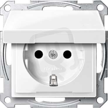 Merten Zásuvka 250V/16A SCHUKO System M Polar SCHNEIDER MTN2310-0319