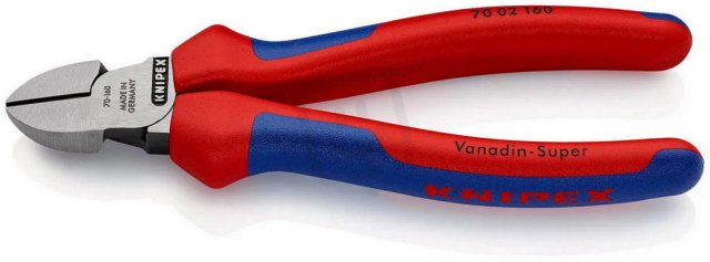 KNIPEX 7002160 kleště štípací stranové dvoukomp.  rukojeti 160mm KN 70 02 160