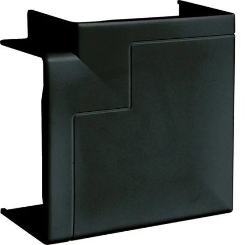 Plochý roh kanálu GBD 50x85, černá TEHALIT GBD5008559011
