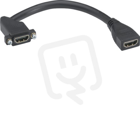 Připojovací kabel HDMI 1.4 0,2m, typ 30, černá TEHALIT GMDSHDMI