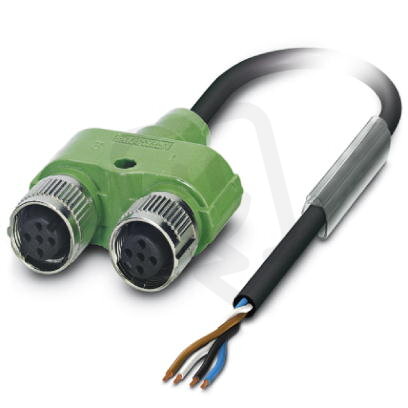 SAC-4PY- 3,0-PUR/2XF Kabel senzoru/aktoru 1436178