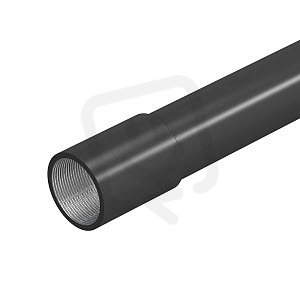 OBO SM40W SW Pancéřová trubka s přáškovým nástřikem M40 3000mm černá Ocel PES50