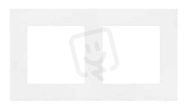 Rámeček 2 násobný bílá matná KONTAKT SIMON TR2/111