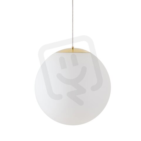 Závěsné LED svítidlo se skleněným stínidlem ADRIA S4 HP 59W IP40 DALI 4K mosaz