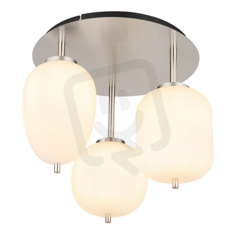 Stropní svítidlo BLACKY I matný nikl 3x E14 40W 230V GLOBO 15345-3DNO