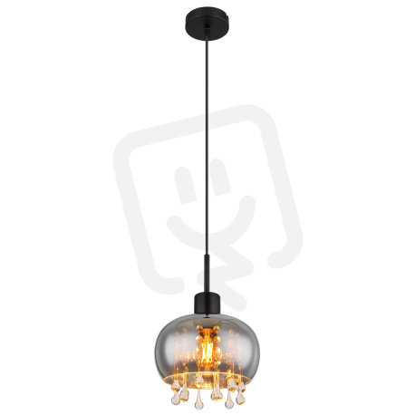 Závěsné svítidlo CORRY černá 1xE27 LED, max. 9W 230V GLOBO 15839H