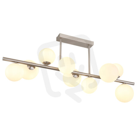 Stropní svítidlo RIHA nikl 9xG9 LED 3,5W 230V, 310lm, 3000K GLOBO 56140-9D