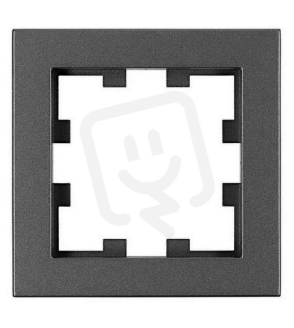 Krycí rámeček 1násobný, antracit SCHRACK EV115301--