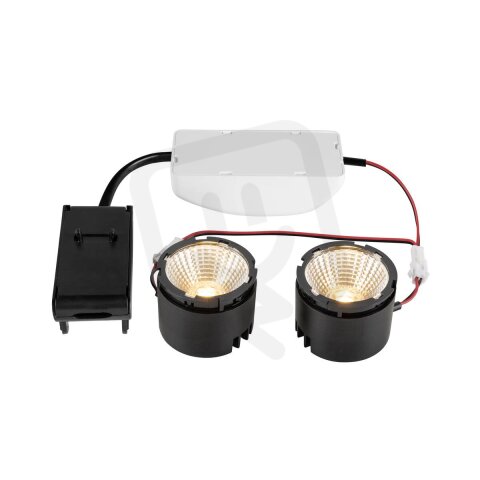 NEW TRIA, DOUBLE LED modul, 2700K, 38°, PHASE, černá SLV 1008005