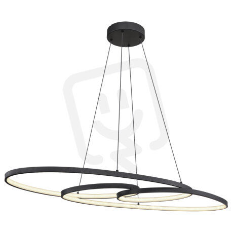 Závěsné svítidlo SPIRA černá 39W 2700-6500K GLOBO 67177-40