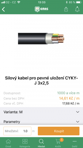 Mobilní aplikace EMAS.cz