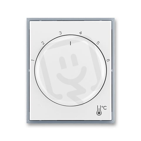 Kryt termostatu s otočným ovládáním, bílá/ledová šedá ABB 3292E-A00300 04