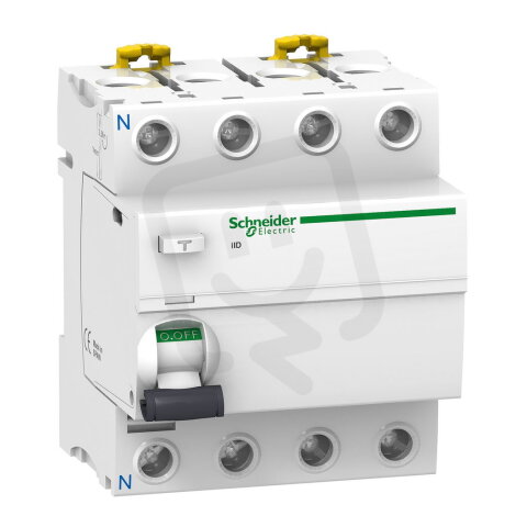 Proudový chránič (RCCB), Acti9 iID, 4P, 63A, typ A-SI, 500mA,selektivní A9R37463